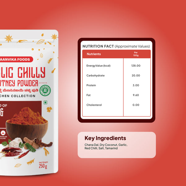 Garlic Chilly Chutney Powder